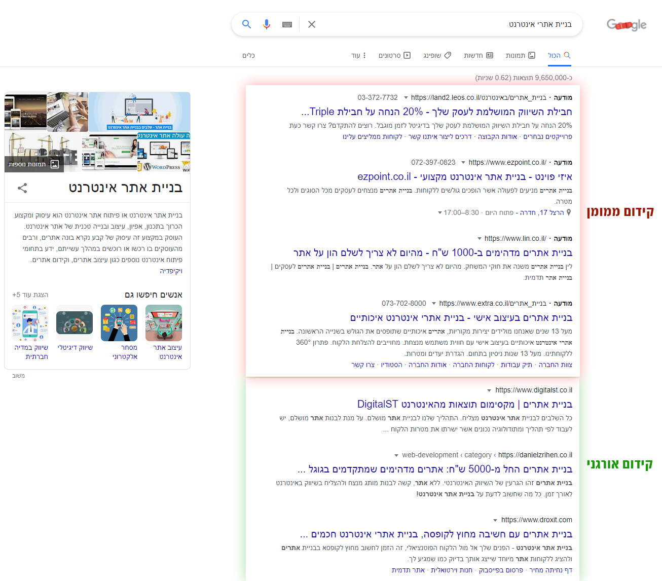 קידום אורגני או ממומן? קידום אורגני או ממומן?